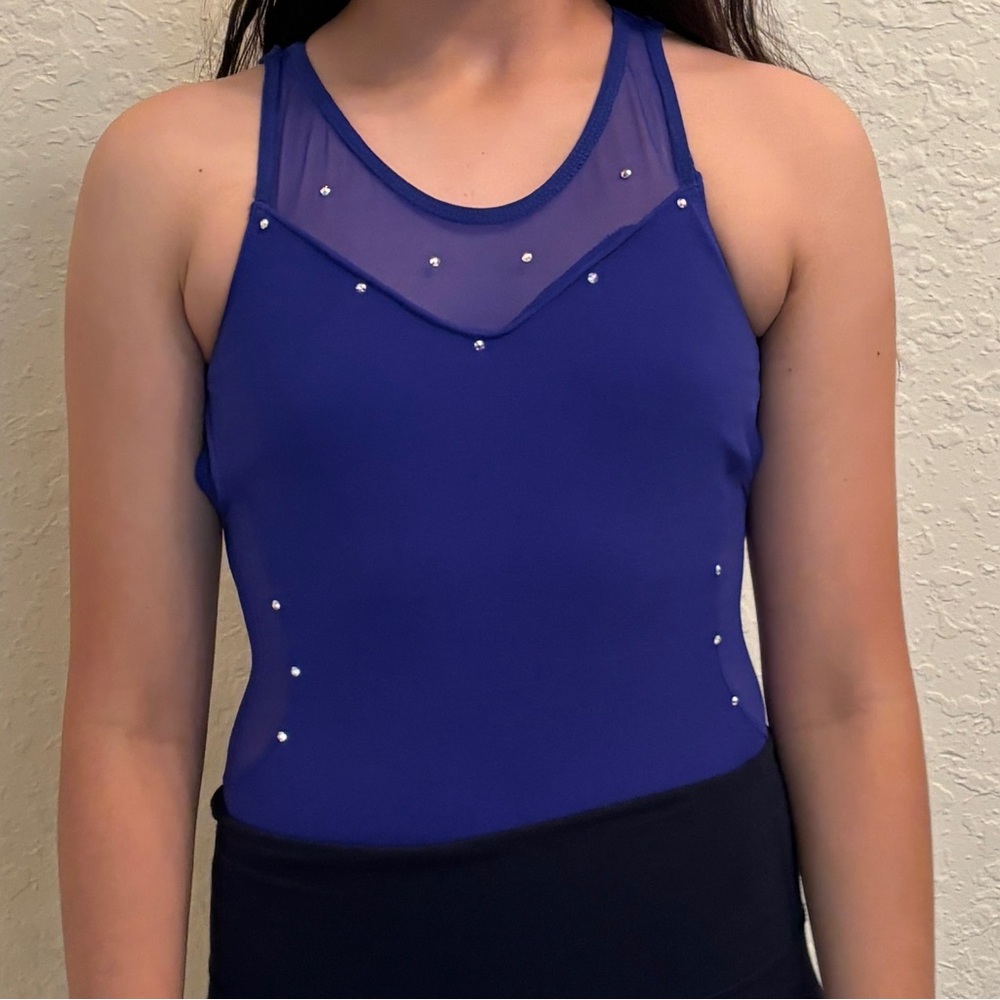 Blue karisma bodysuit
